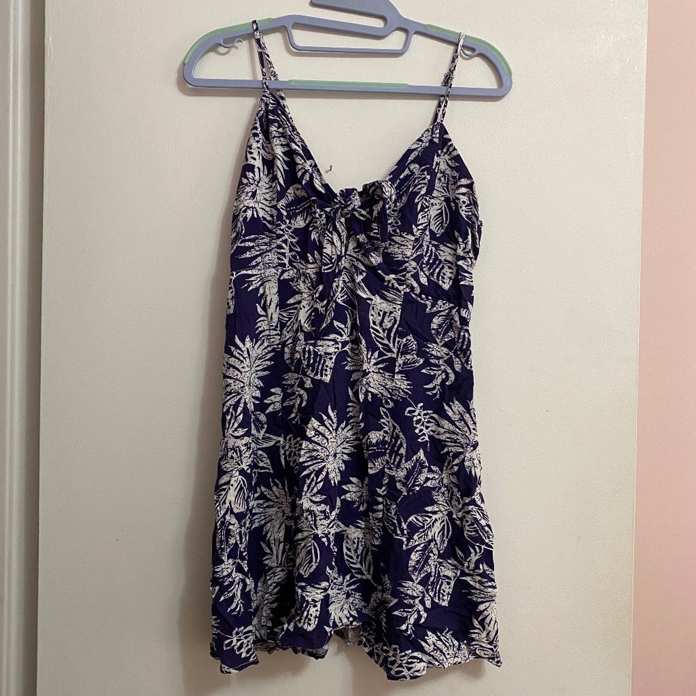 Purple mini sundress